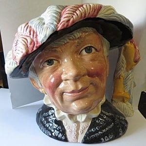 LARGE - Royal Doulton Toby Jug. The Pearly Queen. 1986